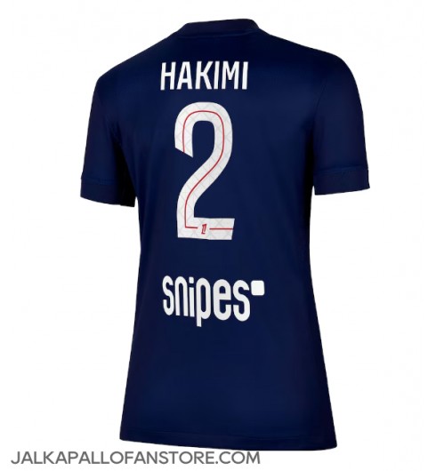 Paris Saint-Germain Achraf Hakimi #2 Kotipaita Naisten 2025-26 Lyhythihainen Paris Saint-Germain Achraf Hakimi #2 Kotipaita Naisten 2025-26 Lyhythihainen